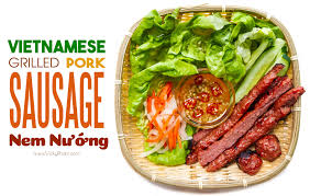 Последние твиты от nem (@nemofficial). Vietnamese Grilled Pork Sausage Nem Nuong Vietnamese Home Cooking Recipes