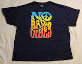 Men's 3XL DOM It's All About the Art No Bad Vibes T-shirt Navy ...