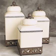 Keep your favorite ingredients within easy reach with these convenient canister sets. Decorative Kitchen Canisters Iron Accents