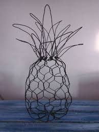Welcome Steel Wire Pineapple Reserved For Johnson087 Decoration Ananas Ananas Feuilles Tropicales