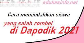 Check spelling or type a new query. Trik Cara Memindahkan Siswa Yang Salah Rombel Di Dapodik 2021 Edukasinfo Net