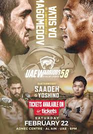 UAE Warriors 58: Live MMA Action in Al Ain