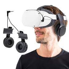 Amazon.co.jp: Globular Cluster ステレオベース VRヘッドフォン カスタムメイド メタクエスト 2/Oculus  Quest 2 オンイヤーベース 3D 360度サウンド 統合マストハブアクセサリー 3Dプリント (ブラック) : 家電＆カメラ