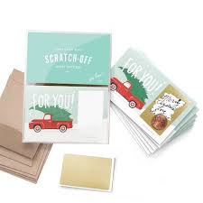There's basically 3 ways to make these note cards. Assorted Trunk Scratch Off Mini Note Cards Target