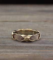 Men S Two Tone Gold Cross Wedding Band Unique Mens Cross Etsy In 2022 Rings For Men Wedding Rings Mens Crosses