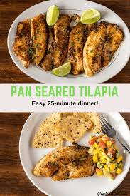 You will really not believe how fast this comes we do love our authentic fish curry with rice which is my comfort food since childhood, but this spicy pan seared tilapia is a nice change from the regular preps. Pan Seared Tilapia Precious Core