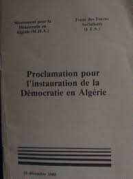 Les réformistes reviennent à l'assaut en imposant le 11 mars 1985 au secrétariat général le dauphin d'andropov : Declaration De Londres Ffs Mda Du 16 Decembre 1985 Le Blog De Brahim Younessi