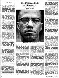 Print out and color this malcom x coloring page. The Death And Life Of Malcolm X The New York Times