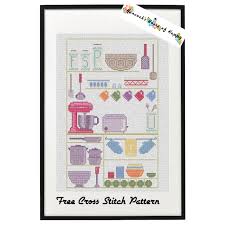 Although we specialize in large patterns, we realize they can be intimidating if you've never attempted full coverage. Hancock S House Of Happy Last Minute Minis Week 2 Free Cross Stitch Kitchen Sampler And Mini Kitchen Motifs To Download