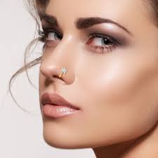 Buy Flora Diamond Nose Ring Online