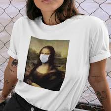Mona Lisa Mask T Shirt