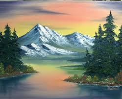 Bob Ross Mountains Google Search Bob Ross Paintings Bob Ross Art Mountain Paintings