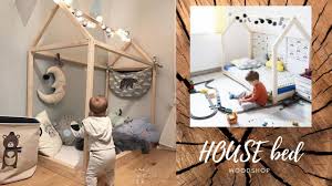 Secure the planks and posts together with wood screws and wood glue. House Bed Baby Free Diy Furniture Plans How To Build A Toddler House Bed Youtube