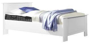 Sie erhalten ein modernes polsterbett mit einer liegefläche von 90 x 200 cm in der farbe weiß. Bett Weiss 100x200 Cm Online Kaufen
