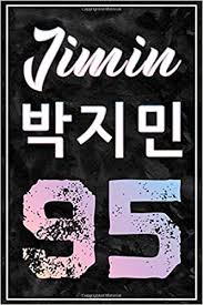 Bts bangtan photo nameplate unique korea md goods korean name . Jimin ë°•ì§€ë¯¼ 95 Bts Group Member Jimin Korean Name And Birth Year 100 Page 6 X 9 Blank Lined Notebook Kpop Merch Journal Book For Army Fandom Bts Member Name Year