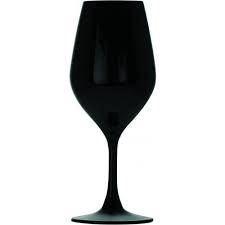 Le calice, la tige et la base. Verre A Degustation Noir Le Lot De 6 Verres Polydisvins