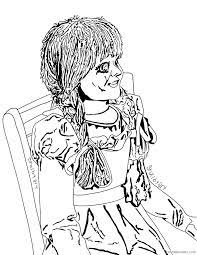 How to draw annabelle step by step movies pop culture free. Annabelle Coloring Pages Printable Sheets Shxlby Art On Twitter Jpg 2021 A 1521 Coloring4free Coloring4free Com