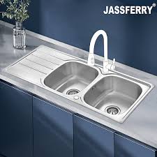 Kitchen Sink Stainless Steel Matt Inset