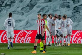 Oscar de marcos (iker muniain). Real Madrid 3 1 Athletic Bilbao Karim Benzema Nets Brace To Close Gap To Real Sociedad Daily Mail Online