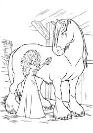 All rights belong to their respective owners. Merida Bathing For Angus Coloring Page Free Printable Coloring Pages For Kids