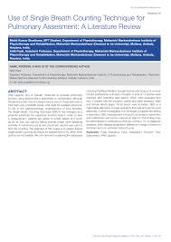 Image result for Single Breath Counting