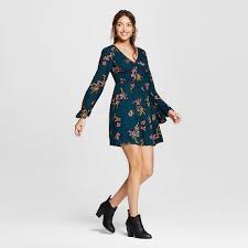 Women S Ls Babydoll Printed Dress Xhilaration Juniors Fashion Outfits Dresses Junior Dresses
