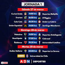 Campeonato nacional sub 18 y sub 20. Programacion Anfp Entrego El Detalle De Las Dos Primeras Jornadas Del Torneo Nacional 2021