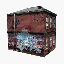 Free Realistic Old Building 3d Model In 2020 Old Building 3d Model House 3d Model