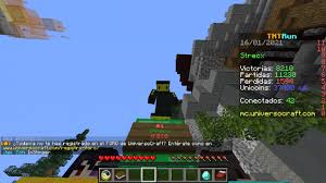Click on a server to learn more about it, or just copy the ip address into your minecraft client and find out for yourself just. Llegue Al Top 1 De La Modalidad Tnt Run Universocraft