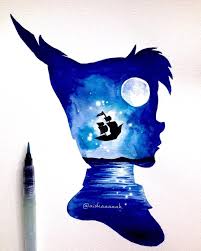 Watercolor Disney Art Aquarela Movies Filmes Disneymovies Arte Da Disney Disney Art Peter Pan Disney