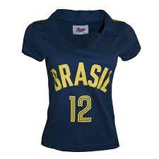 Maybe you would like to learn more about one of these? Camisa Brasil Volei 1984 Liga Retro Feminina Azul Camisa De Time Magazine Luiza