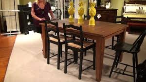 Biggest sale of the year. Attic Heirlooms Rectangular Counter Height Leg Table By Broyhill Furniture Home Gallery Stores Youtube