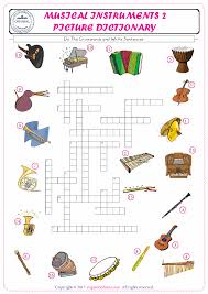 1.0 out of 5 stars. Musical Instruments English Worksheet For Kids Esl Printable Picture Dictionary Image Worksheets 2