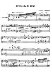 Rhapsody In Blue Piano Solo