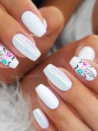 The Best Unicorn Nail Art Design Ideas Tutorials In 2020 Square Nail Designs Fall Nail Designs Nail Designs Spring