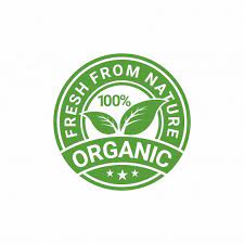 Premium Vector 100 Organic Natural Badge Label Seal Sticker Design Organic Labels Organic Logo Sticker Design