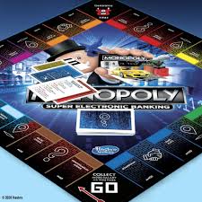 Hasbro edad recomendada 8 + género niños tipo de juegos de mesa y rompecabezas cartas. Monopoly Super Electronic Banking Monopoly