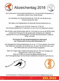 De27 2559 1413 7306 7890 02 Forderverein Fortuna Bad Gluckstadt E V Dlrg Abzeichentag Am 25 08 13 17 Uhr