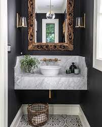 Bathroom vanity mirror ideas vanity mirror is often inseparable with powder room or half bathroom. Surprising Antique Bathroom Mirror Ideas With Single Vanity Bathroom Mirror Vanity Bathroomdesign Bathroo Big Bathrooms Bathroom Trends Powder Room Design