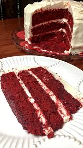 Red Velvet Cake With Cream Cheese Frosting Ohio Southerner Chocolate Velvet Cake Delicious Cake Recipes Cake With Cream Cheese