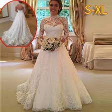Wedding accessories in divisoria, wedding accessories photography, wedding photographer. 2020 New Explosion Models Lace Long Sleeve See Through Wedding Dress Long Skirt Wedding Dress Wish