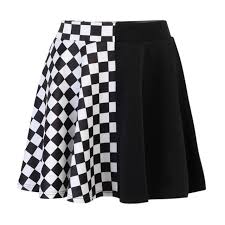 Us$5 off your first order buy & save now! Split Check Skirt Grunge Mini Alt Hub