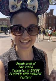 Epcot Mickey Topiary 2025