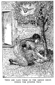The Juniper Tree Black And White Illustration By Louis Rhead From Grimm S Fairy Tales Stories And Grimm Fairy Tales Fairy Tales Brothers Grimm Fairy Tales