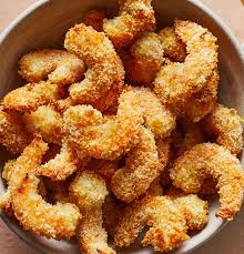 Crispy Air Fried Popcorn Shrimp Recipe In 2020 Popcorn Shrimp Air Fryer Fish Recipes Air Fryer Recipes