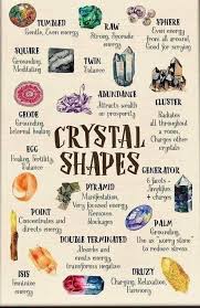 Crystal Shapes In Effect In 2020 Crystal Healing Stones Spiritual Crystals Crystal Healing