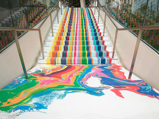 Work by Ian Davenport