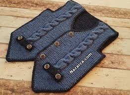 3 Ilmekli Efe Yelegi Detayli Tarifi Nazarca Com Baby Knitting Patterns Bebek Esarp Bebek Yelek