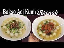 Resep Bakso Aci Kuah Terenak Tanpa Mecin Youtube Resep Bakso Variasi Makanan Ide Makanan