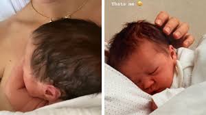 Ann Kathrin Gotze Baby Rome Hat Das Wuschelhaar Seiner Mama Geerbt